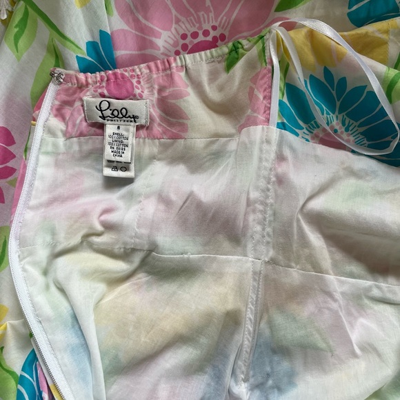 NWOT Lilly Pulitzer Willa halter dress Cabana Floral 6 - Picture 2 of 4